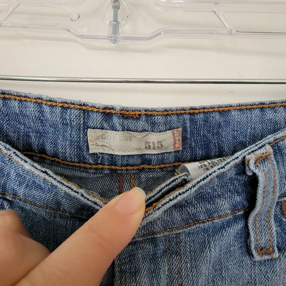 Levi's 515 Bootcut Mid-rise Stretch 12P Jean Y2K denim - Picture 3 of 9